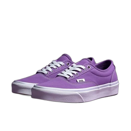 shoes, vaporwave, 3d render, photorealistic, pastel, vans, authentic, skateboards transparent PNG cut-out
