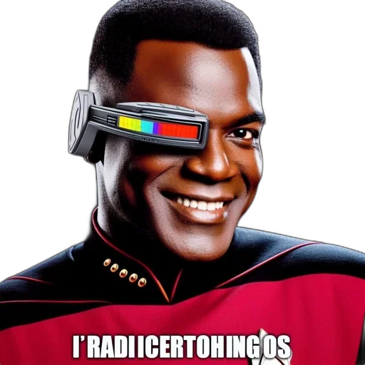 robot, face, staff, mask, cyberpunk, outer space, star, trek transparent PNG cut-out