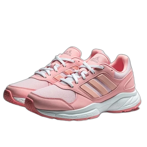 shoes, vaporwave, 3d render, photorealistic, pastel, adidas, barrica, zapatino transparent PNG cut-out