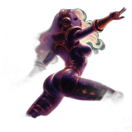 robot, concept art, fantasy art, comic book art, pixel art, outer space, dark, astronaut-like transparent PNG cut-out