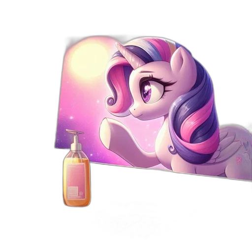 bottle, dress, crown, furniture, vaporwave, concept art, 3d render, pixel art transparent PNG cut-out