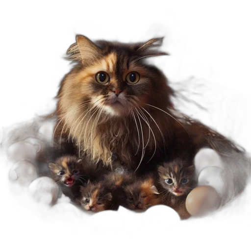 animal, creature, photorealistic, concept art, fantasy art, oil painting, fire, large transparent PNG cut-out