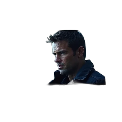 jacket, face, hair, staff, photorealistic, pixel art, concept art, comic book art transparent PNG cut-out