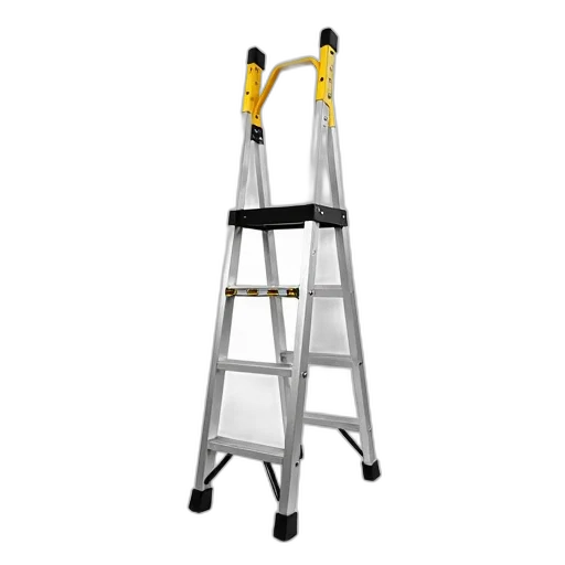 staff, weapon, 3d render, sturdy, aluminum, ladder, black, rubber transparent PNG cut-out