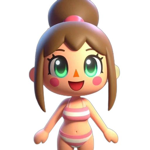 creature, face, staff, animal, 3d render, concept art, cartoon, pixel art transparent PNG cut-out