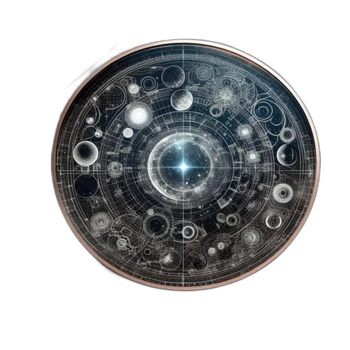 jewelry, robot, weapon, mask, concept art, 3d render, photorealistic, outer space transparent PNG cut-out