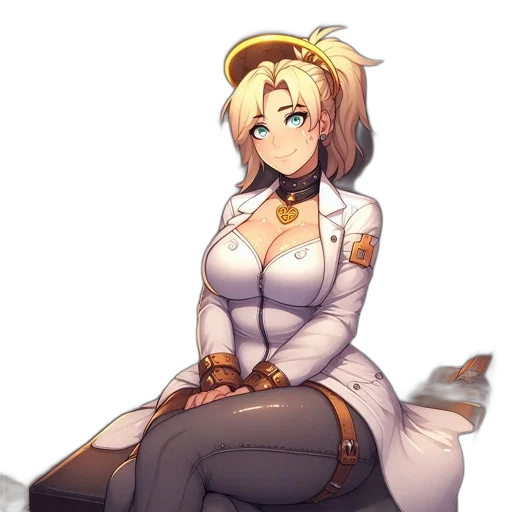 staff, dress, crown, weapon, anime, concept art, pixel art, cartoon transparent PNG cut-out