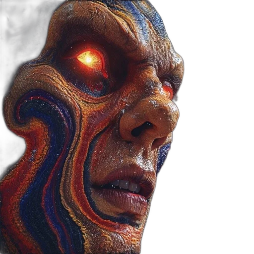 mask, face, creature, robot transparent PNG cut-out