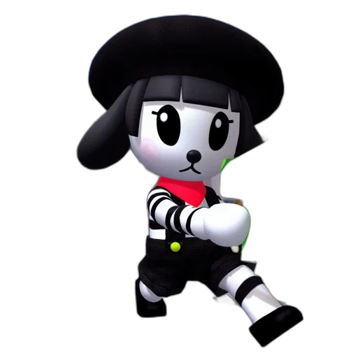 hat, staff, weapon, robot, 3d render, concept art, pixel art, cartoon transparent PNG cut-out