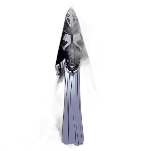 dress, umbrella, staff, sword, concept art, 3d render, fantasy art, outer space transparent PNG cut-out