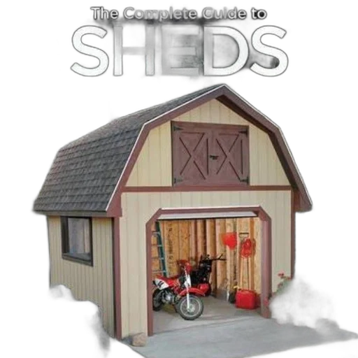 building, 3d render, complete, guide, sheds, 2nd, edition, features transparent PNG cut-out