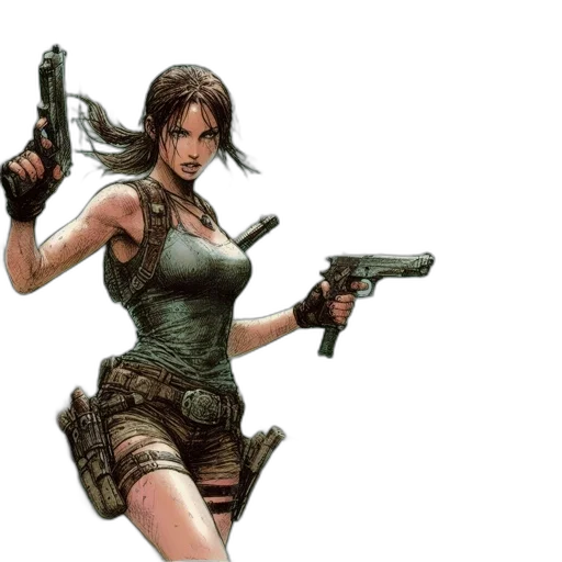 weapon, comic book art, concept art, pixel art, fantasy art, green, dense, jungle transparent PNG cut-out