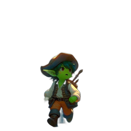 staff, hat, weapon, sword, pixel art, 3d render, concept art, fantasy art transparent PNG cut-out