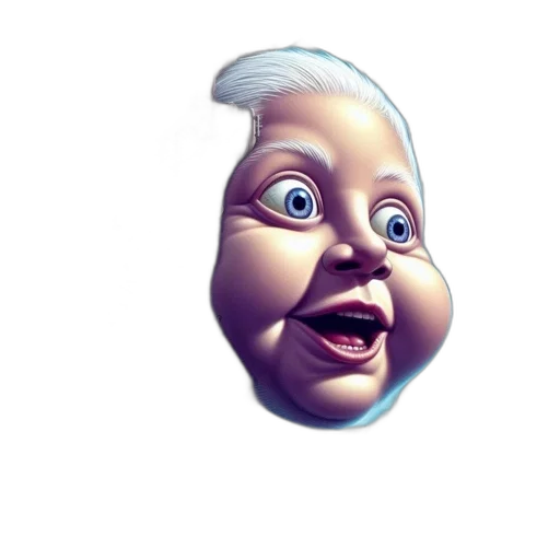 face, creature, mask, robot, 3d render, concept art, photorealistic, cartoon transparent PNG cut-out