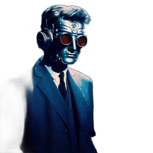 mask, robot, face, staff transparent PNG cut-out