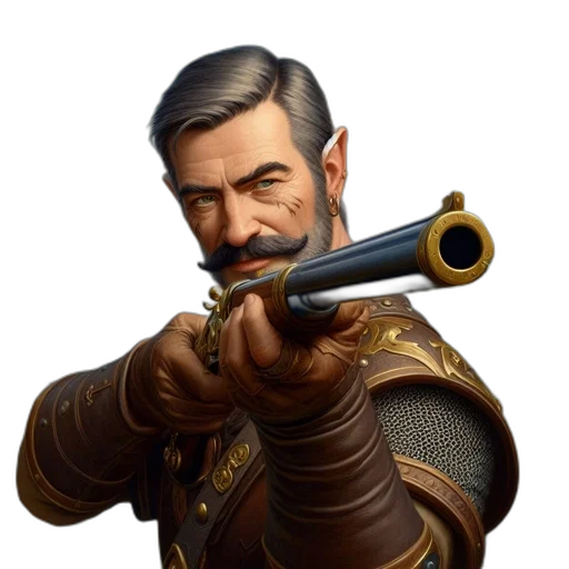 weapon, staff, sword, face, concept art, fantasy art, photorealistic, 3d render transparent PNG cut-out