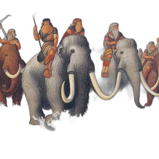 animal, staff, concept art, fantasy art, 3d render, watercolor, prehistoric, clothed transparent PNG cut-out