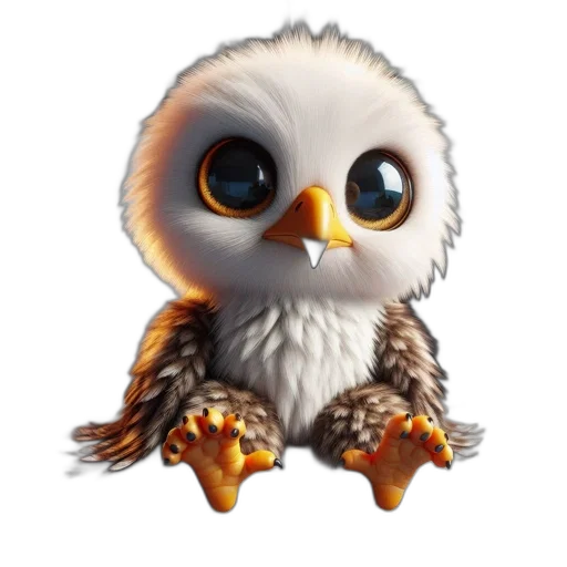 animal, creature, staff, concept art, fantasy art, 3d render, pixel art, cute transparent PNG cut-out