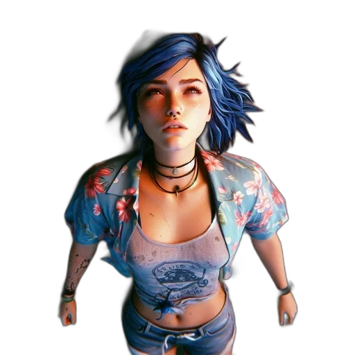 dress, face, jacket, robot, concept art, cyberpunk, pixel art, fantasy art transparent PNG cut-out