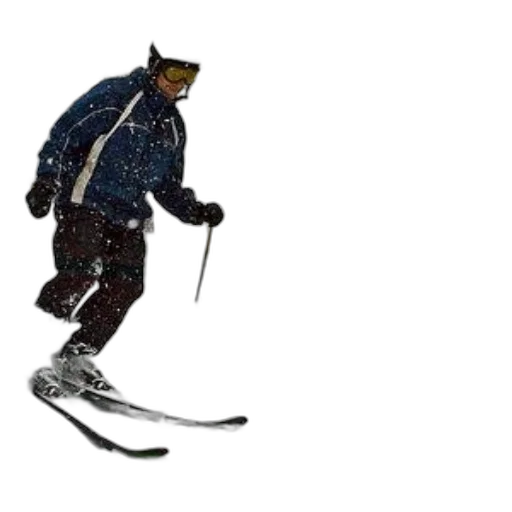 jacket, staff, photorealistic, concept art, 3d render, snow, skier, blue transparent PNG cut-out