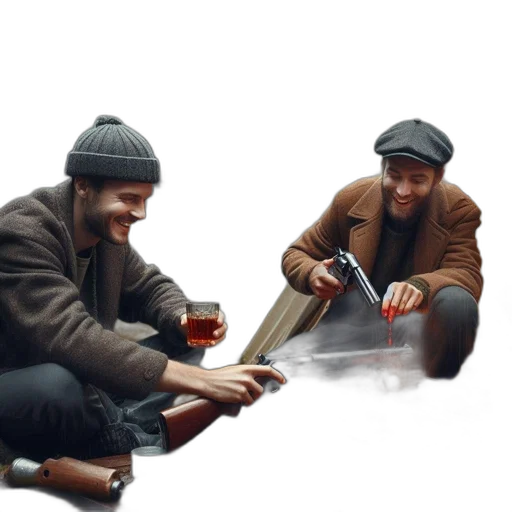 hat, jacket, furniture, umbrella, concept art, photorealistic, 3d render, city street transparent PNG cut-out
