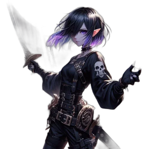 staff, weapon, mask, sword, concept art, fantasy art, cyberpunk, pixel art transparent PNG cut-out