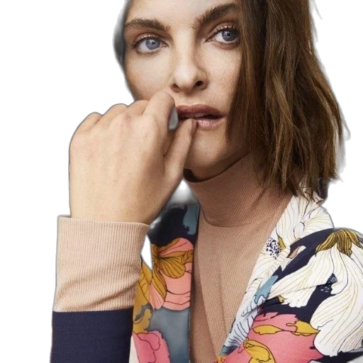 jacket, face, jewelry, dress, photorealistic, cartoon, pastel, colorful transparent PNG cut-out