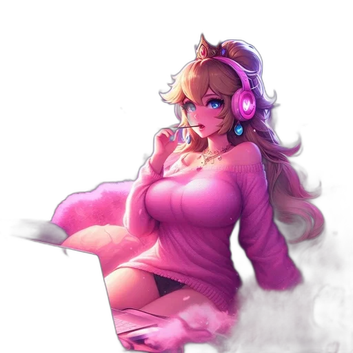 staff, dress, weapon, concept art, fantasy art, pixel art, vaporwave, pastel transparent PNG cut-out