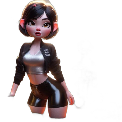 jacket, 3d render, concept art, fantasy art, cyberpunk, two, animated, characters transparent PNG cut-out