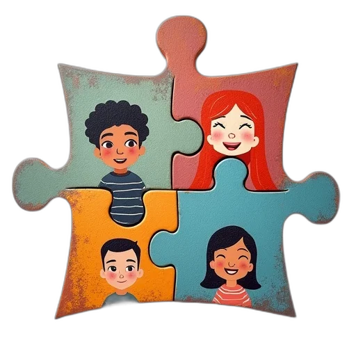 jewelry, staff, 3d render, cartoon, puzzle, piece, various, pieces transparent PNG cut-out