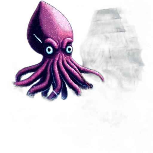 creature, staff, animal, hair, concept art, watercolor, 3d render, pixel art transparent PNG cut-out
