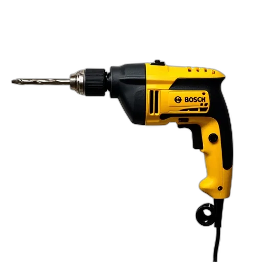 staff, weapon, robot, yellow, black, power, drill, bit transparent PNG cut-out