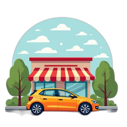 car, concept art, shop, icons transparent PNG cut-out