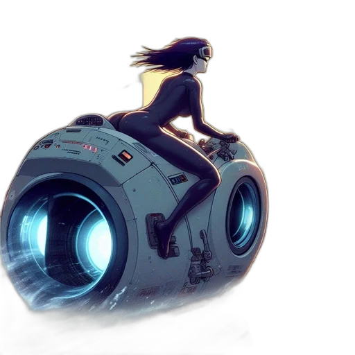 robot, weapon, car, creature, concept art, cyberpunk, fantasy art, comic book art transparent PNG cut-out