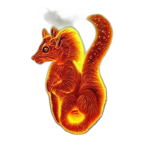 dragon, animal, creature, staff transparent PNG cut-out