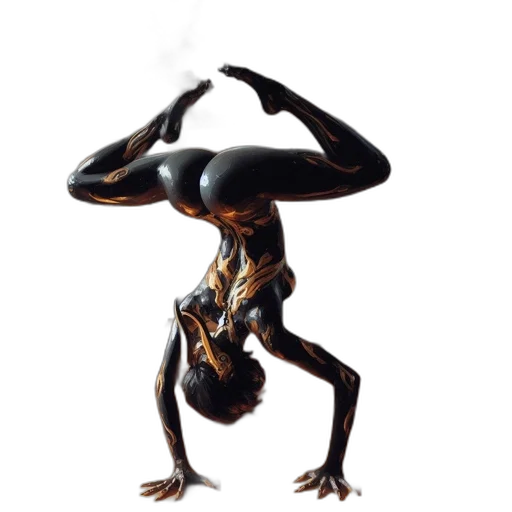 creature, animal, robot, staff, concept art, 3d render, cyberpunk, photorealistic transparent PNG cut-out