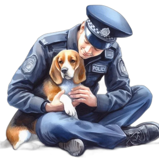 animal, staff, weapon, concept art, photorealistic, watercolor, oil painting, officer transparent PNG cut-out
