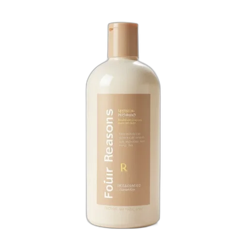 bottle, four, reasons, rebuild, shampoo, beige, label, cap transparent PNG cut-out