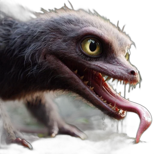 creature, dragon, animal, concept art, 3d render, photorealistic, fantasy art, close-up transparent PNG cut-out