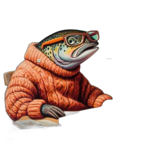 animal, creature, jacket, dragon, concept art, photorealistic, 3d render, watercolor transparent PNG cut-out