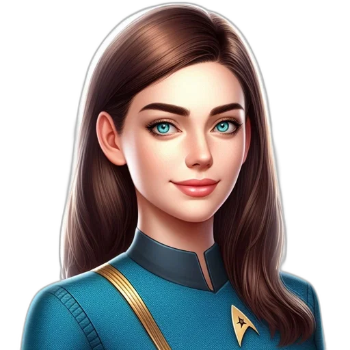 staff, face, fantasy art, concept art, comic book art, cartoon, outer space, close-up transparent PNG cut-out