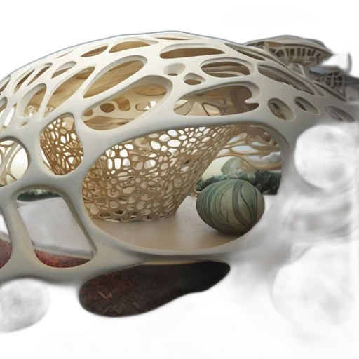 jewelry, crown, mask, 3d render, photorealistic, futuristic, open-air, structure transparent PNG cut-out