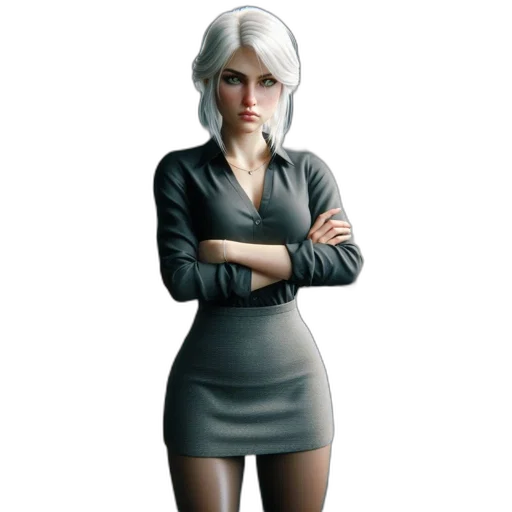 jacket, dress, staff, concept art, 3d render, fantasy art, pixel art, image transparent PNG cut-out