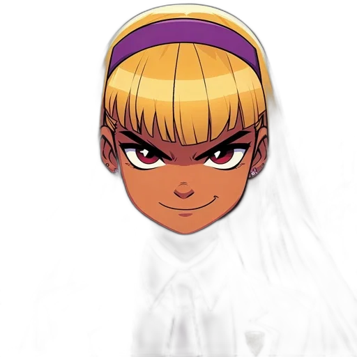 face, crown, staff, hat, anime, cartoon, concept art, pixel art transparent PNG cut-out