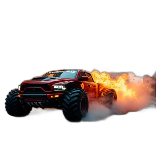 car, weapon, concept art, 3d render transparent PNG cut-out