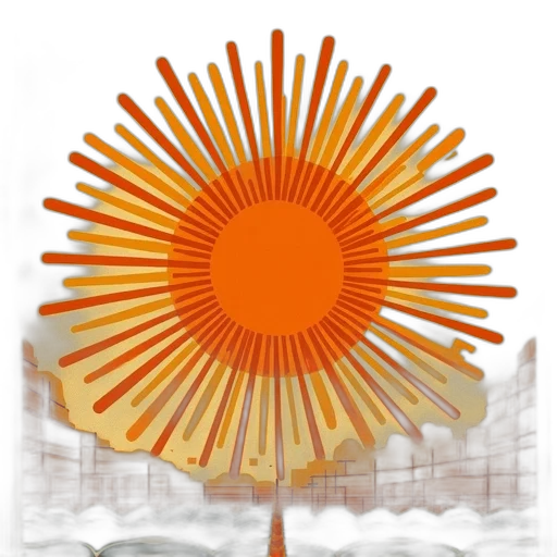 staff, crown, flower, concept art, 3d render, fantasy art, photorealistic, sunset transparent PNG cut-out