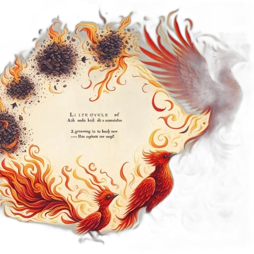 dragon, mask, crown, hair, concept art, fantasy art, watercolor, fire transparent PNG cut-out