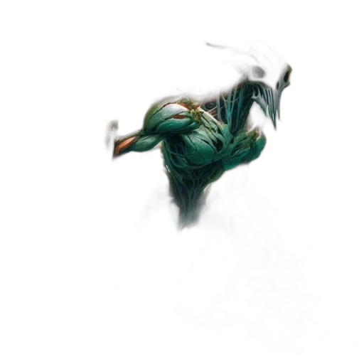 dragon, creature, animal, mask, concept art, fantasy art, photorealistic, 3d render transparent PNG cut-out