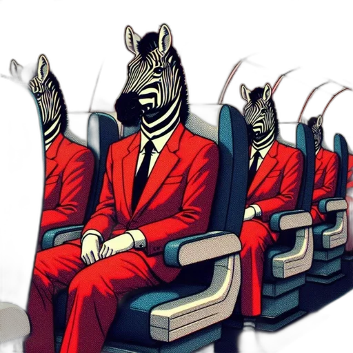 mask, car, jacket, animal, concept art, vaporwave, cartoon, zebras transparent PNG cut-out