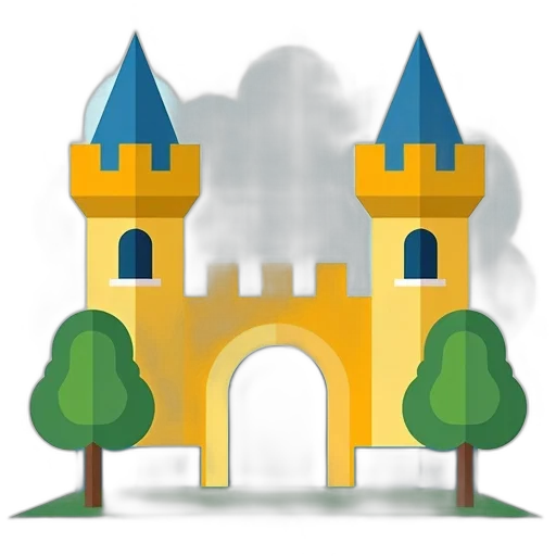 crown, concept art, pixel art, 3d render, fantasy art, fog, stylized, illustration transparent PNG cut-out